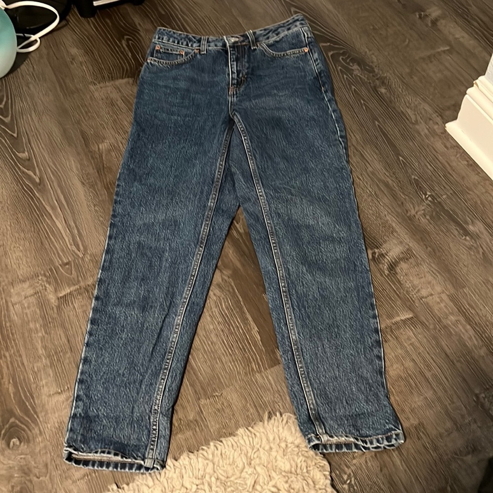 TopShop blue mom jeans